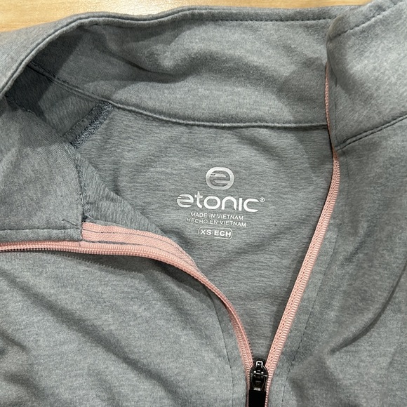 Gray/silver workout jacket - Picture 2 of 4